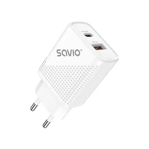 Savio LA-04 USB Type A & Type C Quick Charge Power Delivery 3.0 Indoor Smartphone,
