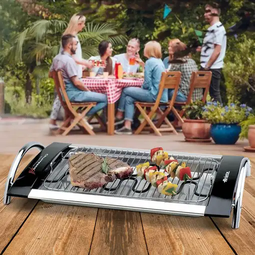 Ariete 0732/20 Barbacoa Mesa Eléctrico Acero inoxidable 2000 W