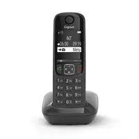 Gigaset AS690 Teléfono DECT/analógico Identificador de llamadas Negro Gigaset AS690 Teléfono DECT/analógico Identificador de llamadas Negro