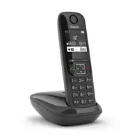Gigaset AS690 Teléfono DECT/analógico Identificador de llamadas Negro Gigaset AS690 Teléfono DECT/analógico Identificador de llamadas Negro