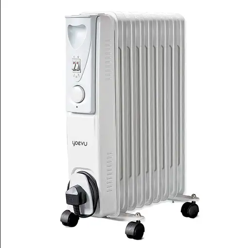 Yoevu-Radiador de aceite bajo consumo 9 elementos, 2000W, 3 potencias