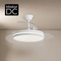 Yoevu EOS ONE - Ventilador de techo con luz led, motor DC, 6 velocidades Yoevu EOS ONE - Ventilador de techo con luz led, motor DC, 6 velocidades