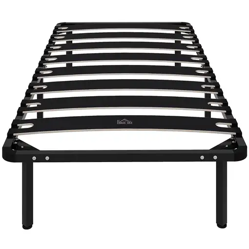 Somier 90x190 cm Altura 26 cm Estructura de Cama con Almacenaje Debajo HOMCOM
