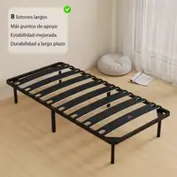 Somier 90x190 cm Altura 26 cm Estructura de Cama con Almacenaje Debajo HOMCOM