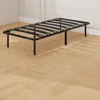 Somier 90x190 cm Altura 26 cm Estructura de Cama con Almacenaje Debajo HOMCOM