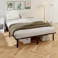 Somier 160x200 cm Altura 26 cm Estructura de Cama con Almacenaje Debajo HOMCOM