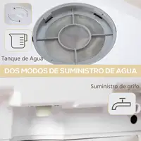 Lavavajillas de Encimera con 5+1 Programas Depósito de Agua de 6L HOMCOM Lavavajillas de Encimera con 5+1 Programas Depósito de Agua de 6L HOMCOM