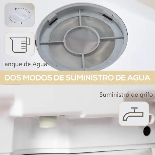 Lavavajillas de Encimera con 5+1 Programas Depósito de Agua de 6L HOMCOM