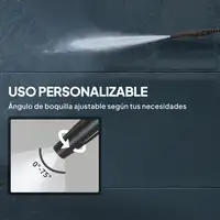 Hidrolimpiadora de Alta Presión 1800W Caudal 420 L/h Presión 150 Bar Outsunny