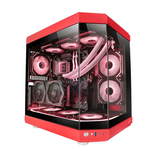 Mars Gaming MC-3T, Caja Gaming Custom ATX, Triple Ventana Cristal Templado Continu