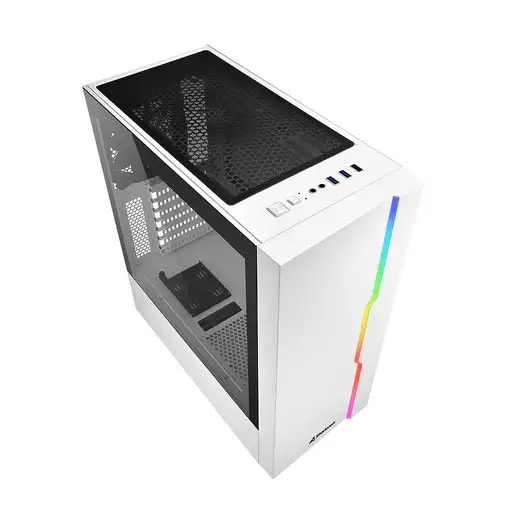 Sharkoon RGB Slider Midi Tower Blanco