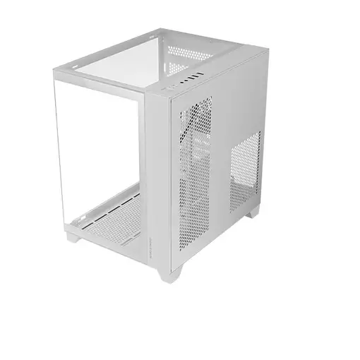 Mars Gaming MC-3CM, Caja Gaming MicroATX, Vista Panorámica 3D con Triple Cristal T
