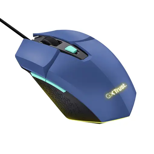 Trust GXT109B FELOX ratón Juego Ambidextro USB tipo A 6400 DPI
