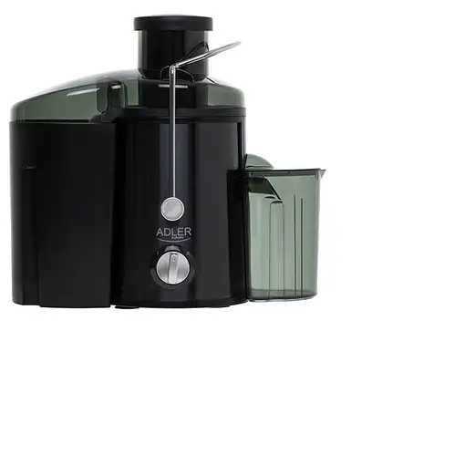 Adler AD 4132 exprimidor Licuadora centrífuga 600 W Negro, Acero inoxidable
