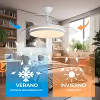 Yoevu ESPARTAN ONE - Ventilador de techo con luz led, motor DC, 6 velocidades Yoevu ESPARTAN ONE - Ventilador de techo con luz led, motor DC, 6 velocidades