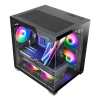 Mars Gaming MC-VIEW2 Mini Tower Negro