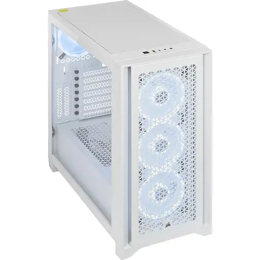 Corsair iCUE 4000D RGB Midi Tower Blanco