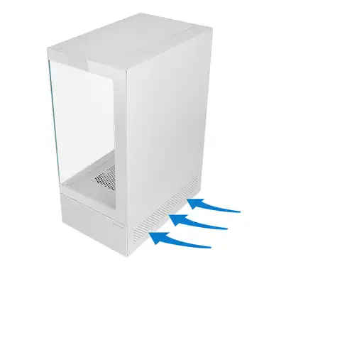 Mars Gaming MC-XOW Midi Tower Blanco