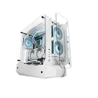 Mars Gaming MC-EDGE, Caja Gaming ATX, Open Air, Triple Panel Cristal Templado