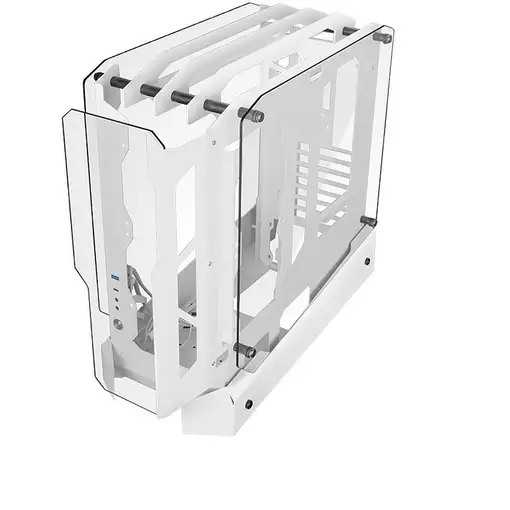 Mars Gaming MC-EDGE, Caja Gaming ATX, Open Air, Triple Panel Cristal Templado