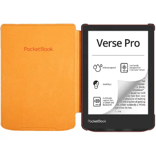 PocketBook Shell funda para libro electrónico 15,2 cm (6\) Folio Naranja