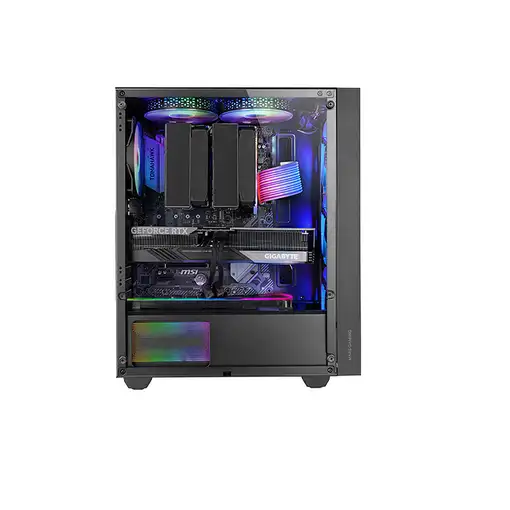 Mars Gaming MC-AIR, Caja Gaming ATX, 4x Ventiladores FRGB Rainbow 120mm