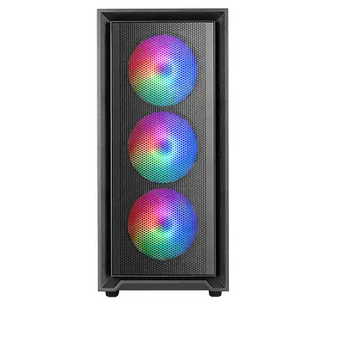Mars Gaming MC-AIR, Caja Gaming ATX, 4x Ventiladores FRGB Rainbow 120mm