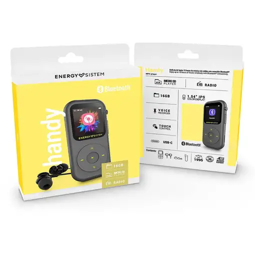 Energy Sistem Handy Reproductor de MP4 16 GB Negro