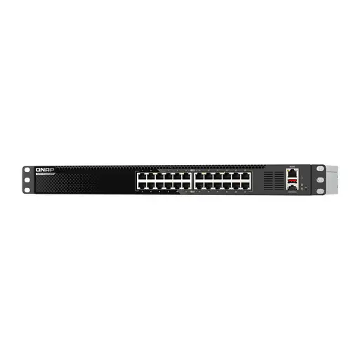 QNAP QSW-M3224-24T switch Gestionado L3 10G Ethernet (100/1000/10000) 1U Negro QNAP QSW-M3224-24T switch Gestionado L3 10G Ethernet (100/1000/10000) 1U Negro
