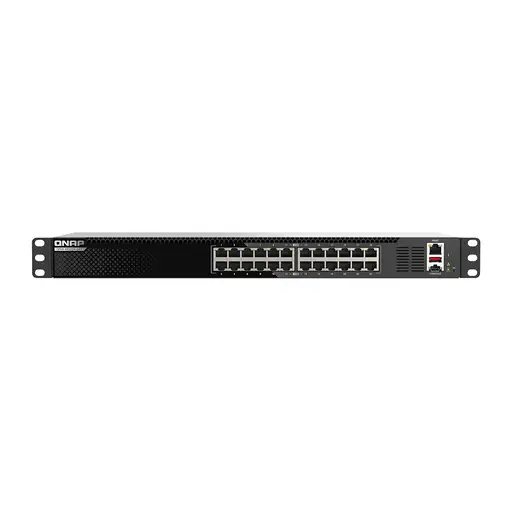 QNAP QSW-M3224-24T switch Gestionado L3 10G Ethernet (100/1000/10000) 1U Negro