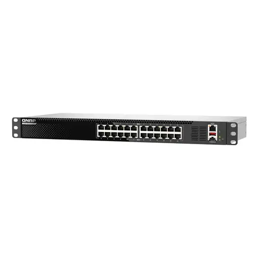 QNAP QSW-M3224-24T switch Gestionado L3 10G Ethernet (100/1000/10000) 1U Negro