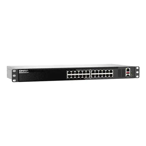 QNAP QSW-M3224-24T switch Gestionado L3 10G Ethernet (100/1000/10000) 1U Negro