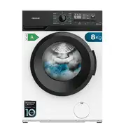 Lavadora carga frontal 8 kg 1400 RPM Negro 02719 CECOTEC