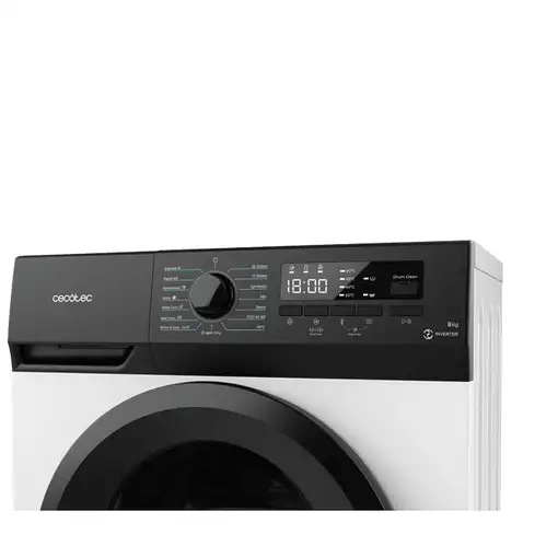Lavadora carga frontal 8 kg 1400 RPM Negro 02719 CECOTEC