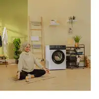 Lavadora carga frontal 8 kg 1400 RPM Negro 02719 CECOTEC