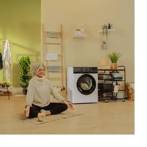 Lavadora carga frontal 8 kg 1400 RPM Negro 02719 CECOTEC