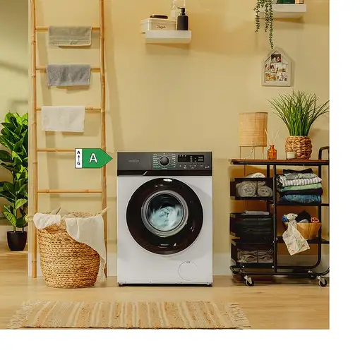 Lavadora carga frontal 8 kg 1400 RPM Negro 02719 CECOTEC