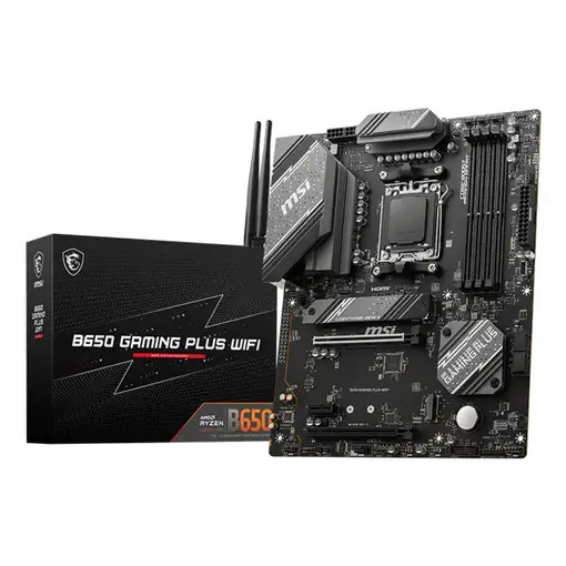 MSI B650 GAMING PLUS WIFI placa base AMD B650 Zócalo AM5 ATX MSI B650 GAMING PLUS WIFI placa base AMD B650 Zócalo AM5 ATX