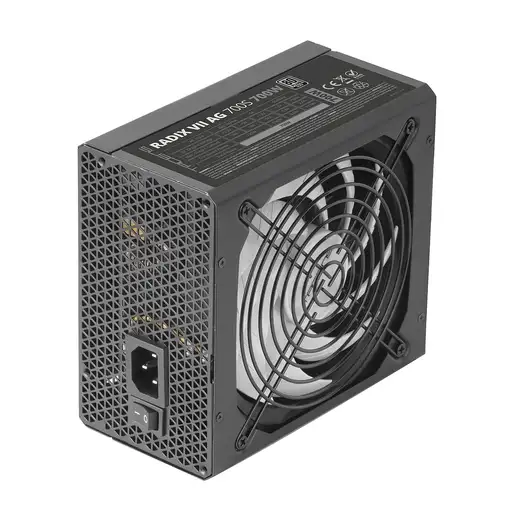 Tacens RADIX VII AG 700S, Fuente Alimentación PC ATX 700W, 10 Años Garantía, 80Pl