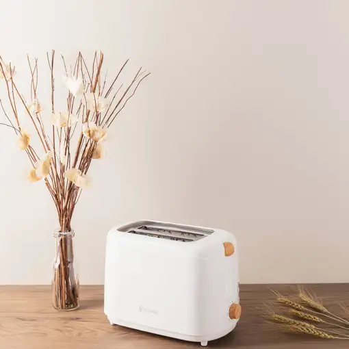 Bergner NATURALLY Tostadora de 2 rebanadas 700W y 7 velocidades