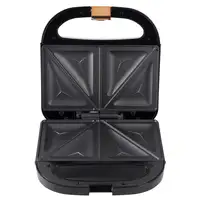 Bergner COPPER Sandwichera 750W con luces indicadoras y control de temperatura