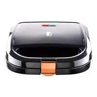 Bergner COPPER Sandwichera 750W con luces indicadoras y control de temperatura