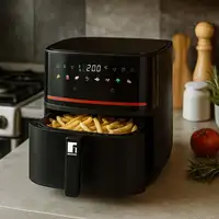 Bergner XTRA Freidora de Aire 6,5L 2200W Digital con Pantalla Táctil Bergner XTRA Freidora de Aire 6,5L 2200W Digital con Pantalla Táctil