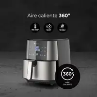 Freidora de aire Sin aceite con capacidad de 6L y 1800W de potencia Freidora de aire Sin aceite con capacidad de 6L y 1800W de potencia