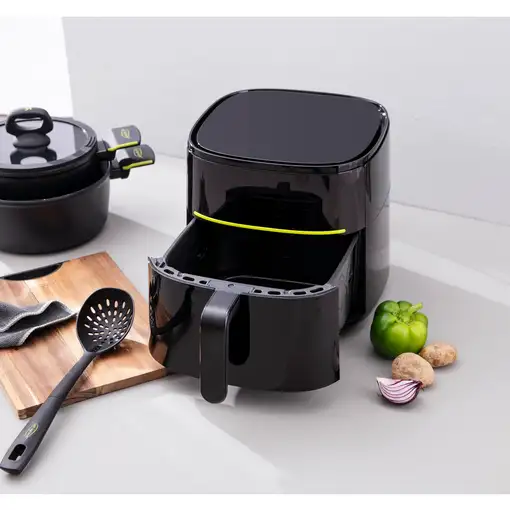 Freidora de aire XTRA de 6L y 1500W con 8 programas Bergner