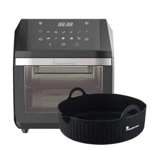 Set de Freidora de aire de 11L 1800W + Bandeja de Horno redonda de silicona