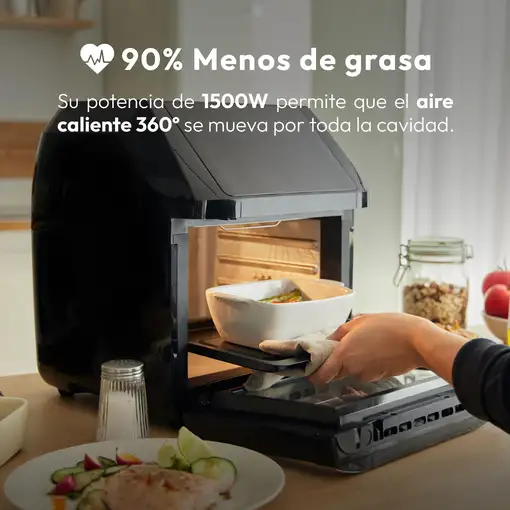 Freidora de Aire sin Aceite y Horno ROCKET de 11 L y 1800W Pantalla LED Táctil