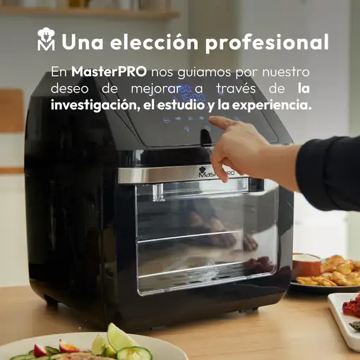 Freidora de Aire sin Aceite y Horno ROCKET de 11 L y 1800W Pantalla LED Táctil