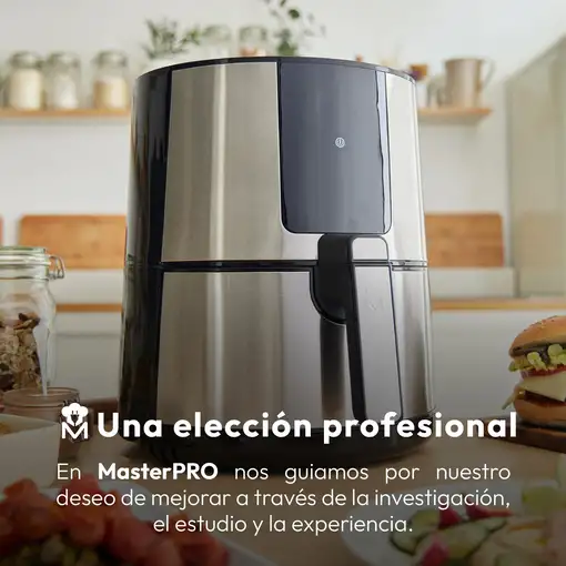 Freidora de aire ROCKET sin aceite de 3,6L y 1500W temperatura regulable