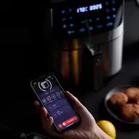 Freidora de Aire de 6L y 1800W con Pantalla LED táctil Freidora de Aire de 6L y 1800W con Pantalla LED táctil